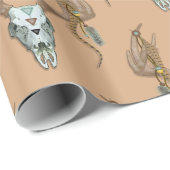 Papier Cadeau Russe Antlers (Coin rond)