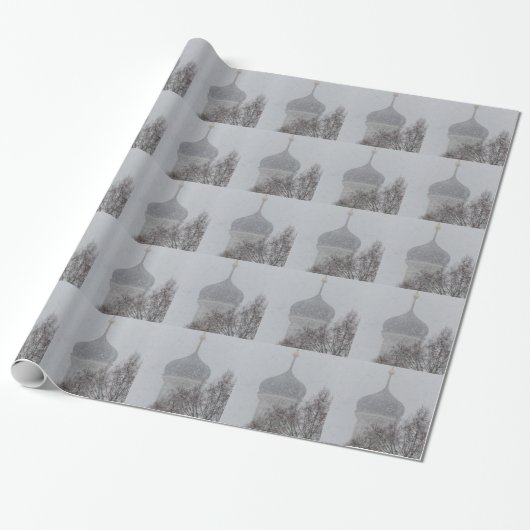 Papier Cadeau Russe Blizzard (Déroulé)