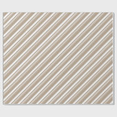 Papier Cadeau Russe Kraft Blanche Neige Stripes vacances (Plat)