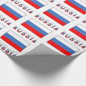 Papier Cadeau Russie et drapeau russe (Coin)