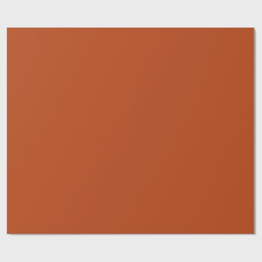 Papier Cadeau Rust Solid Color (Plat)