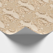 Papier Cadeau Rustic Antique Musical Notes (Coin)