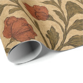 Papier Cadeau Rustic Botanical (Coin rond)