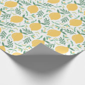 Papier Cadeau Rustic Country Farm Motif citron (Coin)