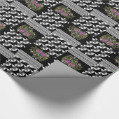 Papier Cadeau Rustic, patchwork, rose (Coin)