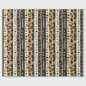 Papier Cadeau Rustic Southwestern Stripe Pattern (3) (Plat)