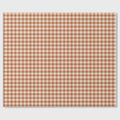 Papier Cadeau Rustique chaud Automne Brown Cosy Motif de tableau (Plat)