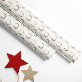 Papier Cadeau Rustique Cosy Cabine Antlers