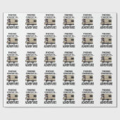 Papier Cadeau RV Camping Aventure Rving (Plat)