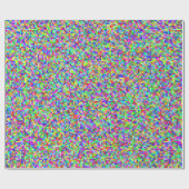 Papier Cadeau RVB Pixelé Abstrait (Plat)