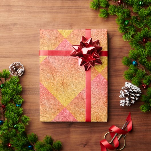 Papier Cadeau Rythmes océaniques chauds (Cadeau de vacances)
