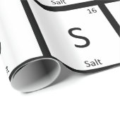 Papier Cadeau S - Chimie du sel Symbole de l'élément de table pé (Coin rond)