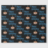 Papier Cadeau S’mores Joyeux anniversaire (Plat)