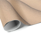 PAPIER CADEAU SABLE BROWN (Coin rond)