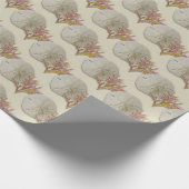 Papier Cadeau Sable Dollar Corail de mer (Coin)