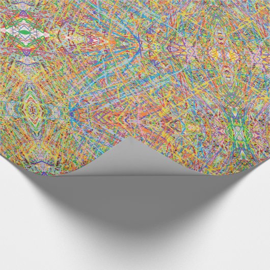 Papier Cadeau sable doux art imaginaire dans de nombreuses coule (Coin)