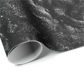 Papier Cadeau Sable noir (Coin rond)