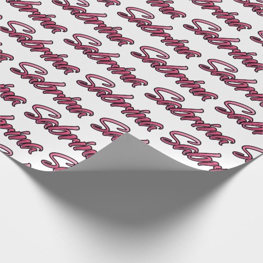 Papier Cadeau Sabrina faded pink (Coin)