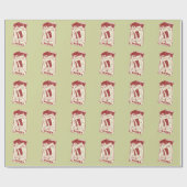 Papier Cadeau Sac de livres que j'aime lire (Plat)