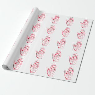 Papier Cadeau Sac fourre-tout de lecture de palmier de palmiste