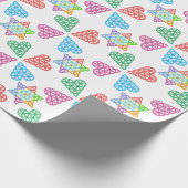 Papier Cadeau Sacred Heart - Sacred Star, 3D/Colorful. (Coin)