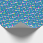 Papier Cadeau Sacred Hearts Folk Art (Coin)