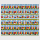 Papier Cadeau Sacs de courses en papier à vendre en ligne (Plat)