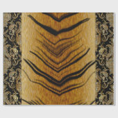 Papier Cadeau Safari Chevalier Elegant Animal (Plat)