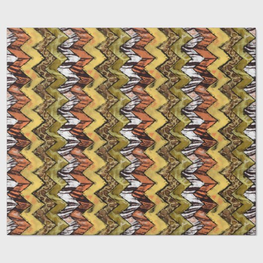 Papier Cadeau Safari de Chevron (Couture)