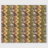 Papier Cadeau Safari de Chevron (Plat)