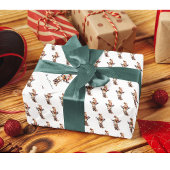 Papier Cadeau Safari de Noël cosy