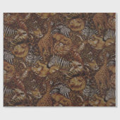 PAPIER CADEAU SAFARI JUNGLE (Plat)