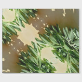 Papier Cadeau Sage frais coupé (Plat)