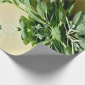 Papier Cadeau Sage frais coupé (Coin)