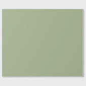 Papier Cadeau Sage Green Plain Solid Color (Plat)