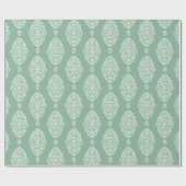 Papier Cadeau Sage Green Watercolor Pattern (Plat)
