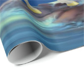 Papier Cadeau Sagittaire mystique (Coin rond)