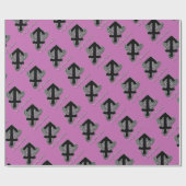 Papier Cadeau Sagittarius signe de naissance noeud celtique papi (Plat)