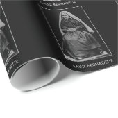 Papier Cadeau saint bernadette (Coin rond)