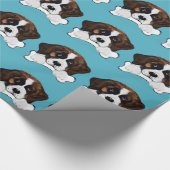 Papier Cadeau Saint-Bernard (Coin)