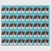 Papier Cadeau Saint-Bernard (Plat)