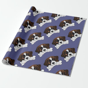 Papier Cadeau Saint-Bernard