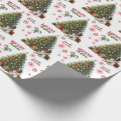 Papier Cadeau Saint Bernard Dog (Coin)