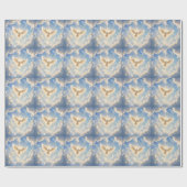 Papier Cadeau Saint-Esprit Colombe Céleste / Espiritu Santo (Plat)