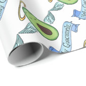 Papier Cadeau Saint Guacamole ! (Coin rond)