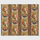 Papier Cadeau Saint Michael Archangel et Dragon Sienese (Plat)