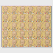 Papier Cadeau Saint Nicholas (Plat)