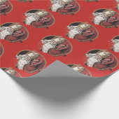 Papier Cadeau Saint Nicholas et Krampus (Coin)