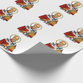 Papier Cadeau Saint Nicolas saints orthodoxe serbe icône (Coin)