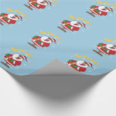 Papier Cadeau Saint noir gai Nicholas (Coin)